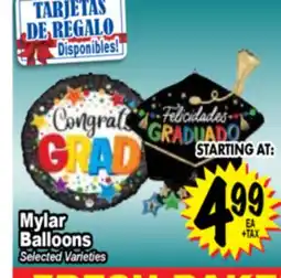 Superior Grocers Mylar Balloons offer