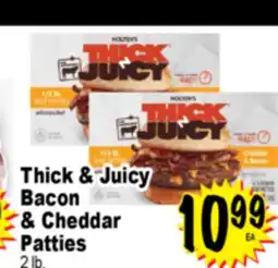 Superior Grocers Thick & Juicy Bacon Bacon & Cheddar & Cheddar Patties offer