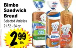 Superior Grocers Bimbo Sandwich Bread offer