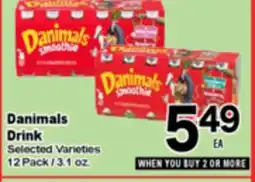 Superior Grocers Danimals Drink offer