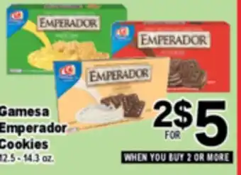 Superior Grocers Gamesa Emperador Cookies offer