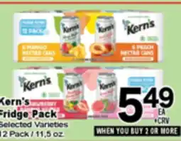 Superior Grocers Kern's Fridge Pack offer