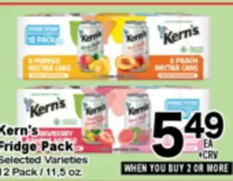 Superior Grocers Kern's Fridge Pack offer