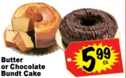 Superior Grocers Butter or Chocolate Bundt Cake offer