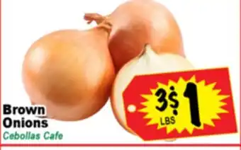 Superior Grocers Brown Onions offer
