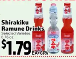 Superior Grocers Shirakiku Ramune Drinks offer