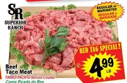 Superior Grocers Beef Taco Meat offer