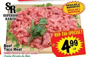 Superior Grocers Beef Taco Meat offer