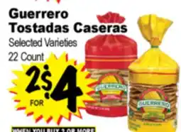 Superior Grocers Guerrero Tostadas Caseras offer
