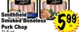 Superior Grocers Smithfield Smoked Boneless Pork Chop offer