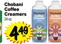 Superior Grocers Chobani Coffee Creamers offer