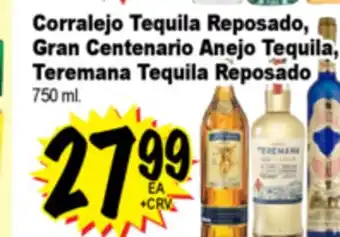 Superior Grocers Tequila Gran Centenario Anejo offer