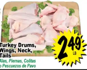 Superior Grocers Turkey Drums, Wings, Neck, Tails offer