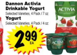 Superior Grocers Dannon Activia Drinkable Yogurt offer