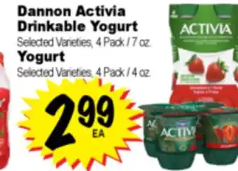 Superior Grocers Dannon Activia Drinkable Yogurt offer