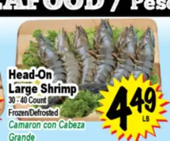 Superior Grocers Head-On Large Shrimp offer