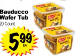 Superior Grocers Bauducco Wafer Tub offer