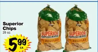 Superior Grocers Superior Chips offer