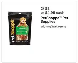 Walgreens PetShoppe Pet Supplies offer