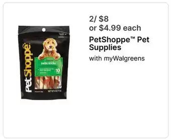 Walgreens PetShoppe Pet Supplies offer