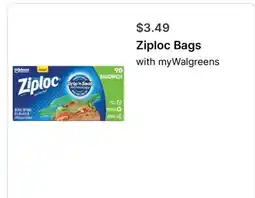 Walgreens Ziploc Bags offer