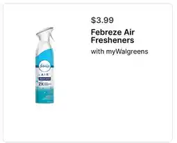 Walgreens Febreze Air Fresheners offer
