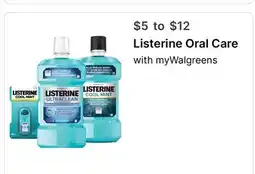 Walgreens Listerine Oral Care offer