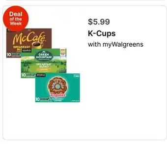 Walgreens K-Cups offer