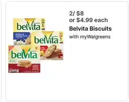 Walgreens Belvita Biscuits offer