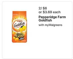 Walgreens Pepperidge Farm Goldfish offer