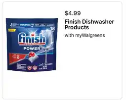 Walgreens Finish Dishwasher Products offer