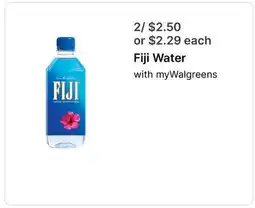 Walgreens Fiji Water offer