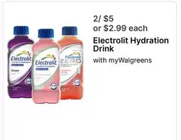 Walgreens Electrolit Hydration Drink offer