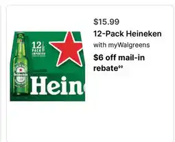 Walgreens 12-Pack Heineken offer