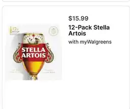 Walgreens 12-Pack Stella Artois offer