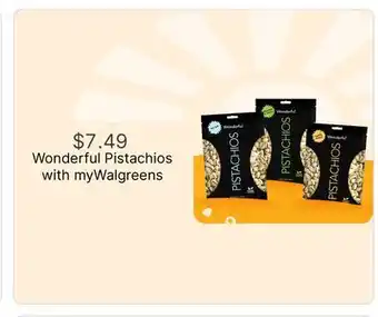 Walgreens Wonderful Pistachios offer