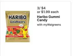 Walgreens Haribo Gummi Candy offer