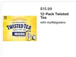 Walgreens 12-Pack Twisted Tea offer