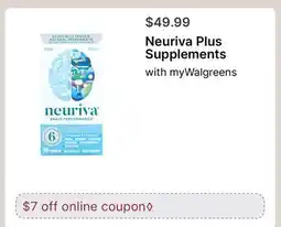 Walgreens Neuriva Plus Supplements offer