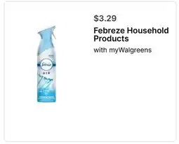 Walgreens Febreze Household Products offer