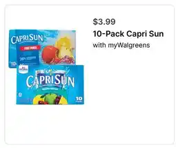 Walgreens 10-Pack Capri Sun offer
