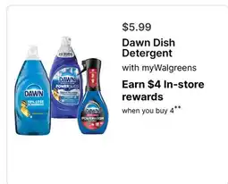 Walgreens Dawn Dish Detergent offer