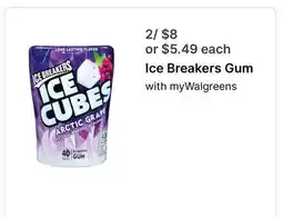 Walgreens Ice Breakers Gum offer