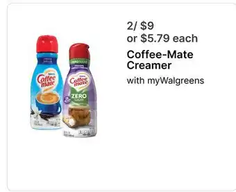 Walgreens Coffee-Mate Creamer offer