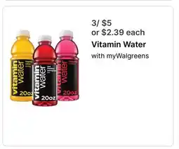 Walgreens Vitamin Water offer