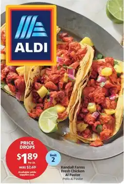Aldi Randall Farms Fresh Chicken offer