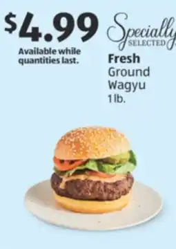 Aldi Specially Selected Fresh Ground Wagyu offer
