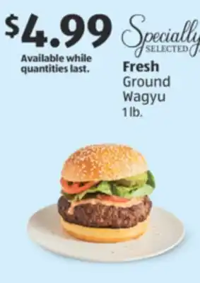 Aldi Specially Selected Fresh Ground Wagyu offer