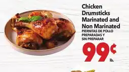 Vallarta Supermarkets Chicken Drumsticks Marinated and Non Marinated / PIERNITAS DE POLLO PREPARADAS Y SIN PREPARAR offer