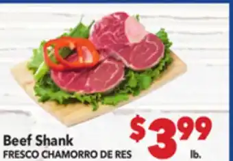 Vallarta Supermarkets Beef Shank / FRESCO CHAMORRO DE RES offer